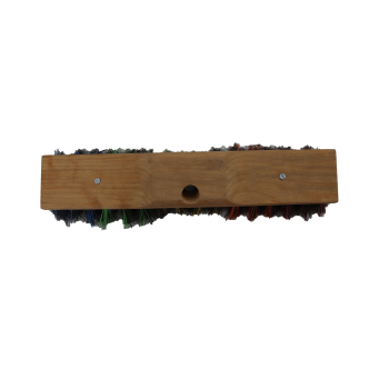 Besen Farbenfroh (40cm), ohne Stiel, von oben